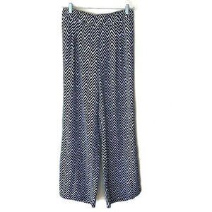 My Michelle Wide Leg Black & White Zig Zag…